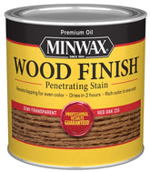 Minwax Wood Finish 221504444 Wood Stain, Red Oak, Liquid, 0.5 pt, Can